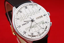 ANTIGUO Reloj de Pulsera Calendario Perpetuo Cohete 2628.H De Colección Ruso URSS segunda mano  Embacar hacia Argentina