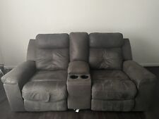 Grey reclining sofa for sale  Manhattan