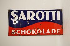 Sarotti schokolade emailschild gebraucht kaufen  Schwäbisch Hall