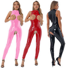 Womens wetlook bodysuit for sale  SWANSEA