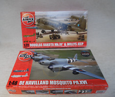 Used, Two Airfix Kits - Douglas Dakota & De Havilland Mosquito for sale  CANTERBURY