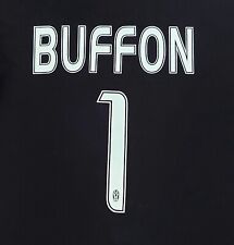 Camiseta de fútbol Juventus #1 Buffon para hombre manga larga negra talla pequeña segunda mano  Embacar hacia Argentina