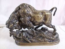 Statuette bronze bison d'occasion  Yffiniac