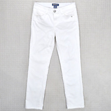 Jeans Democracy Feminino 8 Branco Perna Reta Stretch Ab Solution Denim 29x30 comprar usado  Enviando para Brazil