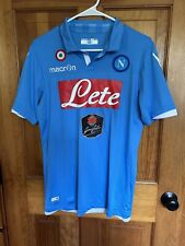 Used, SSC NAPOLI 2014 2015 HOME FOOTBALL SHIRT MACRON SOCCER JERSEY SIZE M* See Sizing for sale  Shipping to South Africa