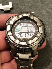 Relógio de pulso Casio masculino Protrek PRW2500T-7CR multibanda solar atômico, pulseira de titânio comprar usado  Enviando para Brazil