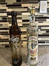 LOTE DE 2 Botellas Vacías de Tequila Plata Corralejo, Milagro AÉJO segunda mano  Embacar hacia Argentina