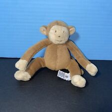 Usado, Brinquedo de pelúcia vintage Baby Gap macaco marrom bicho de pelúcia com sons Lovey 6" comprar usado  Enviando para Brazil