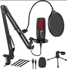 Micrófono USB TECURS, kit de micrófono condensador para computadora, juego de micrófonos podcast, , usado segunda mano  Embacar hacia Argentina