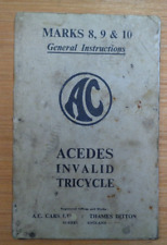 Acedes invalid tricycle d'occasion  Expédié en Belgium