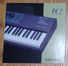 Folha de especificações publicitárias Kurzweil PC2 original comprar usado  Enviando para Brazil