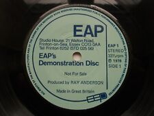Eap demonstration disc. for sale  TAUNTON