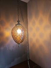 hanging globe orb glass for sale  Hastings