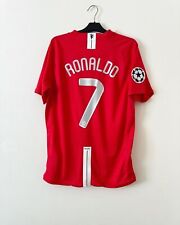 Usado, Camiseta deportiva de fútbol RONALDO #7 Manchester United 2008 UCL final retro segunda mano  Embacar hacia Argentina