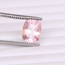 3.00 Ct. Brazil Morganite Natural Pink Color Cushion Loose Gemstone Certified for sale  Shipping to South Africa