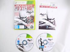Disco perfeito Xbox 360 Batman Arkham City GOTY Edition inclui frete grátis manual, usado comprar usado  Enviando para Brazil