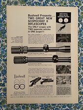 Vintage 1966 Bushnell Hunting Scopechief II  Print Ad Riflescopes for sale  Shipping to South Africa