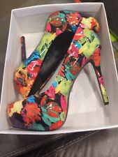 Steve Madden Heels Pumps Shoes Platform Stilettos Floral Nala Women's Size 11 for sale  Shipping to South Africa