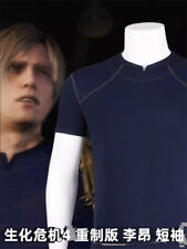 Jogo Resident Evil 4 Remake Leon S Kennedy Cosplay Camiseta Top Fantasia Masculina comprar usado  Enviando para Brazil