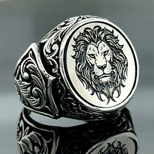 Lion head signet for sale  Shipping to United States