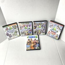 Lote de 5 jogos de DVD-ROM The Sims 3 e 4 PC (pacote de expansão e loft high-end faltando) comprar usado  Enviando para Brazil