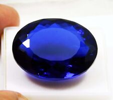 86.50 CT OVAL CUT LUSTROUS BLUE TAAFFEITE LOOSE NATURAL GEMSTONE CERTIFIED for sale  Shipping to South Africa