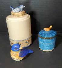 Bird finial canisters for sale  Lander