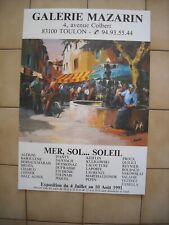 Affiche exposition collective d'occasion  Toulon-
