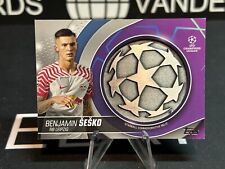 2023-24 Topps UEFA Starball Medallion Relic Benjamin Sesko BS RB Leipzig for sale  Shipping to South Africa