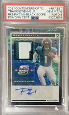 Travis Etienne 2021 Contenders Optic Rookie Patch Auto Black Scope /10 PSA 10, used for sale  Shipping to South Africa