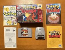 Pokémon Stadium Nintendo 64 N64 na caixa completo com pacote de transferência TESTADO comprar usado  Enviando para Brazil