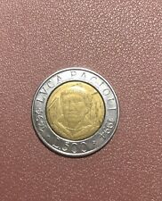 Moneta 500 lire Luca Pacioli 1494 -1994 Doppio Metallo usato  Sant Agnello