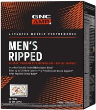 GNC AMP Para hombres Rasgado Vitapak Programa Apoyo Muscular 30 paquetes Caducidad 02/2025 segunda mano  Embacar hacia Argentina