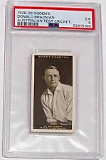 Donald DON BRADMAN 1928-29 Ogden's Australian Test Cricketers PSA 5 EX for sale  Shipping to South Africa