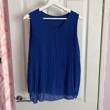 Blue sleeveless lined for sale  GLASGOW