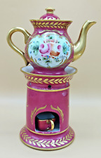 Tisanière porcelaine rose d'occasion  Bourganeuf