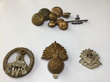 Military buttons badges for sale  WARMINSTER