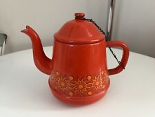 Collectable red enamel for sale  Shipping to Ireland