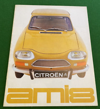 Brochure publicitaire citroen d'occasion  Quarré-les-Tombes