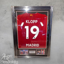 Camisa de futebol Jurgen Klopp Liverpool 2019 Liga dos Campeões Madrid assinada emoldurada comprar usado  Enviando para Brazil