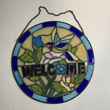 Stained glass welcome for sale  Mount Holly Springs