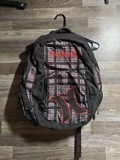 Mochila masculina Hurley nova com etiquetas com logotipo vermelho e preto USADA 18" zíper superior e bolso frontal comprar usado  Enviando para Brazil