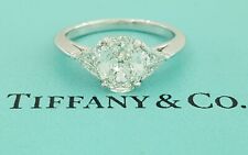 Tiffany & Co. 1.92 ct Platinum 3-Stone Oval Brilliant Diamond Engagement Ring, used for sale  Palatine