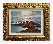 quadro mare olio legno usato  Livorno