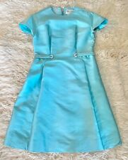 Vestido Feminino Vintage Azul Pálido Lã/Seda Tamanho 10 Arkin Importado Detalhe de Strass comprar usado  Enviando para Brazil