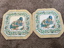 Usado, Capas de poltrona vintage tecido floral urso decoração para casa conjunto de 2 comprar usado  Enviando para Brazil
