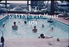 Piscina 35mm slide motel Santa Barbara Califórnia - 1954 (fronteira vermelha) comprar usado  Enviando para Brazil