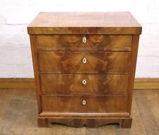 Antique continental flame chest of 4 drawers for sale  Shipping to South Africa