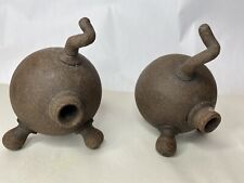 Shakers de sal e pimenta estilo steampunk cerâmica exclusivo fogão bola pé exclusivo OOAK comprar usado  Enviando para Brazil