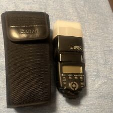 Canon Speedlite 430EX Flash With Case - Powers On For Parts or Repair for sale  Shipping to South Africa